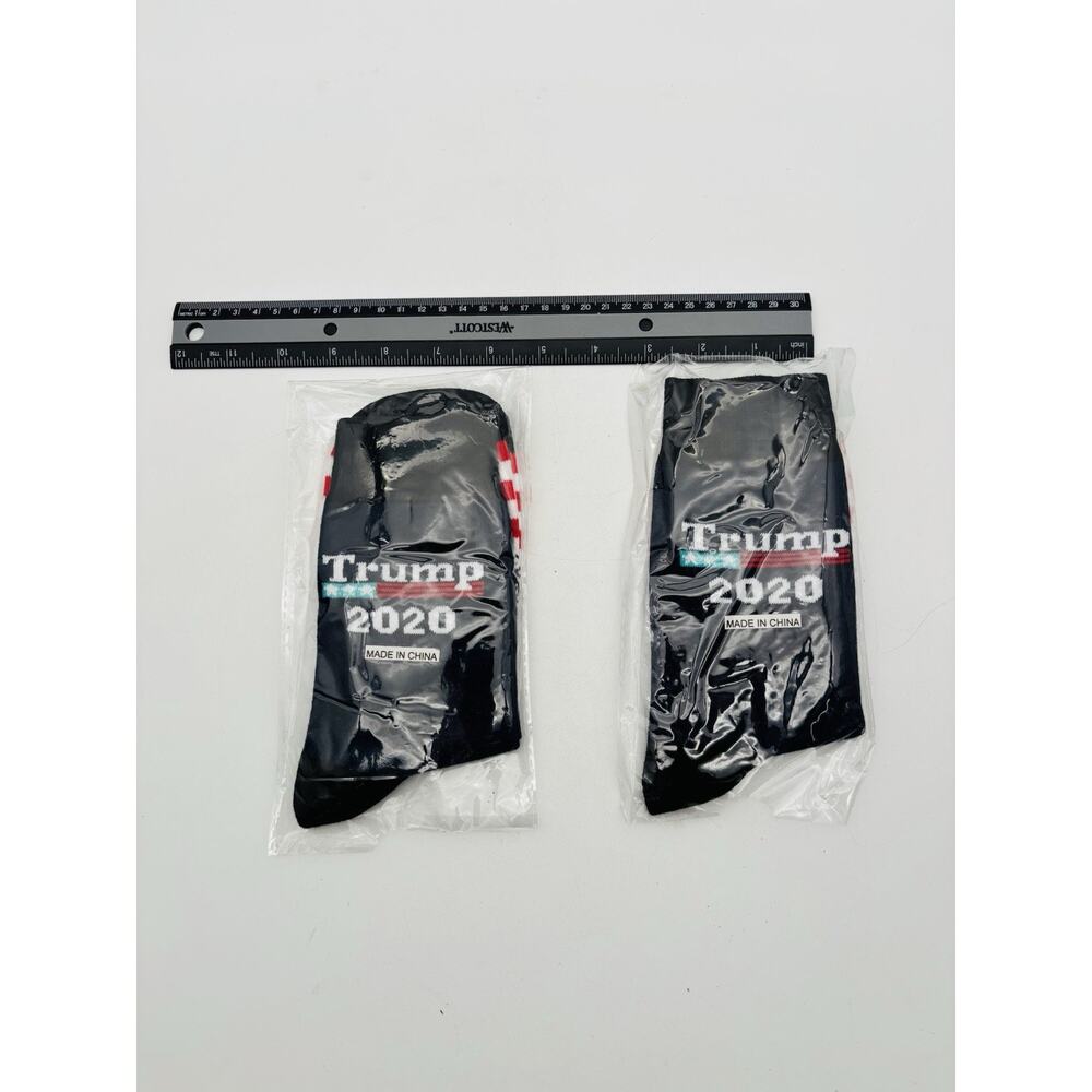 2 - UNISEX "TRUMP 2020" SOCKS ONE SIZE REPUBLICAN/PRESIDENT RED, WHITE AND BLUE - Picture 8 of 8